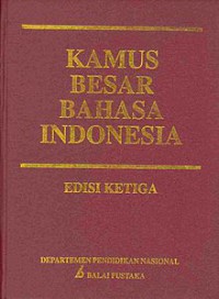 Image of Kamus Besar Bahasa Indonesia Edisi Kedua