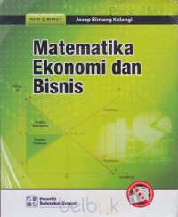 Image of Matematika ekonomi dan bisnis edisi 2 buku 2