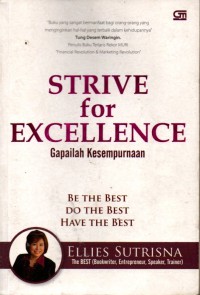 Image of Strive for excellence