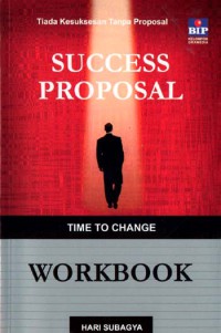 Image of Success proposal : time to change workbook